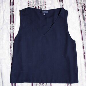 Babaton Black V Neck Sleeveless Blouse XS